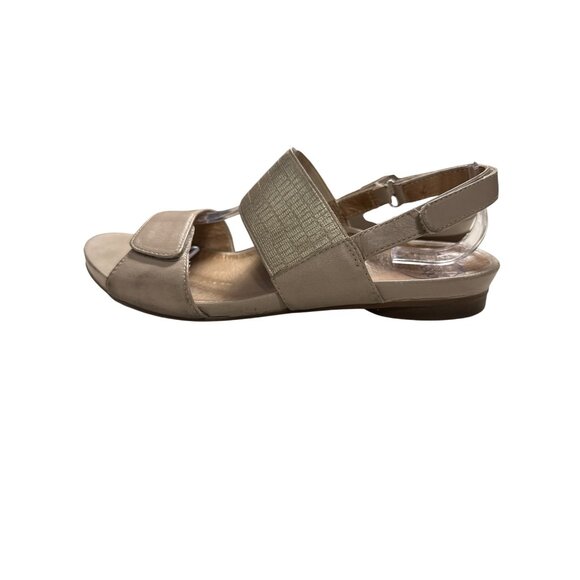 Abeo B.I.O. System Shannon Taupe Cobblestone Sandals Size 9N Neutral Arch - Picture 3 of 7